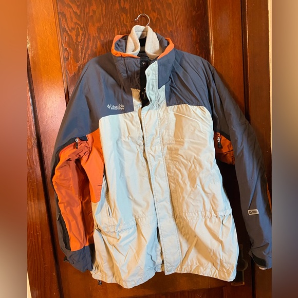 Men’s XXL Columbia coat with zip-in fleece jacket - Picture 1 of 6